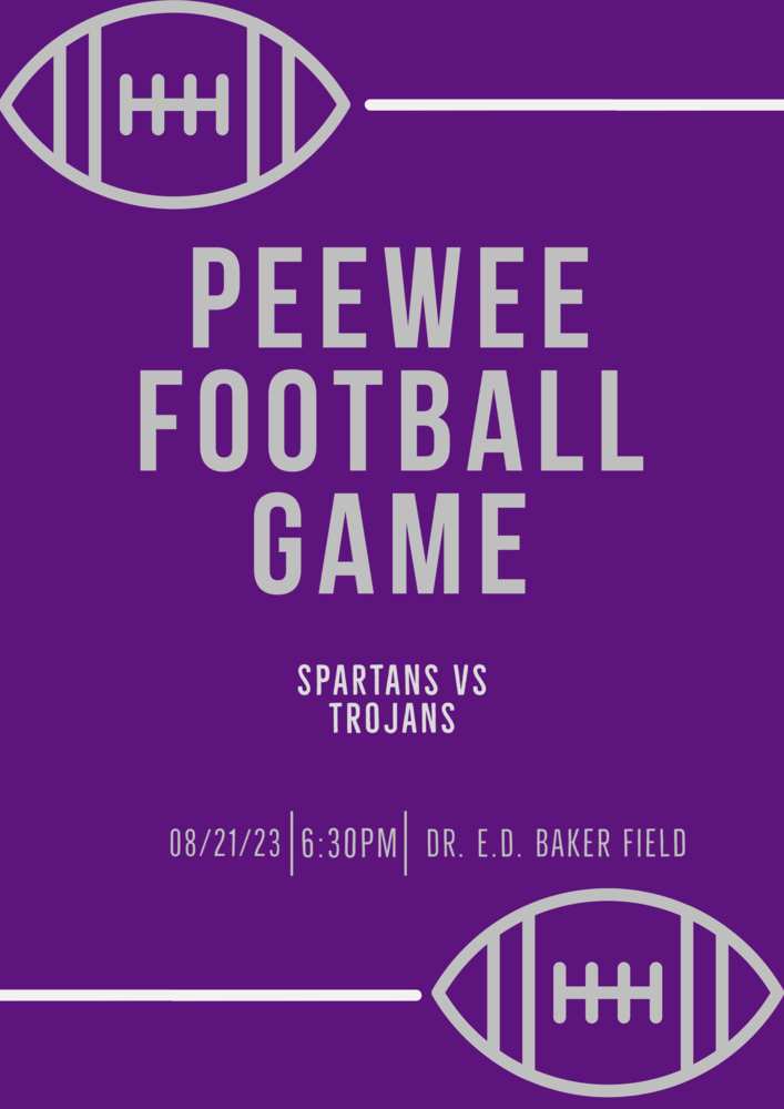 PeeWee Football Game